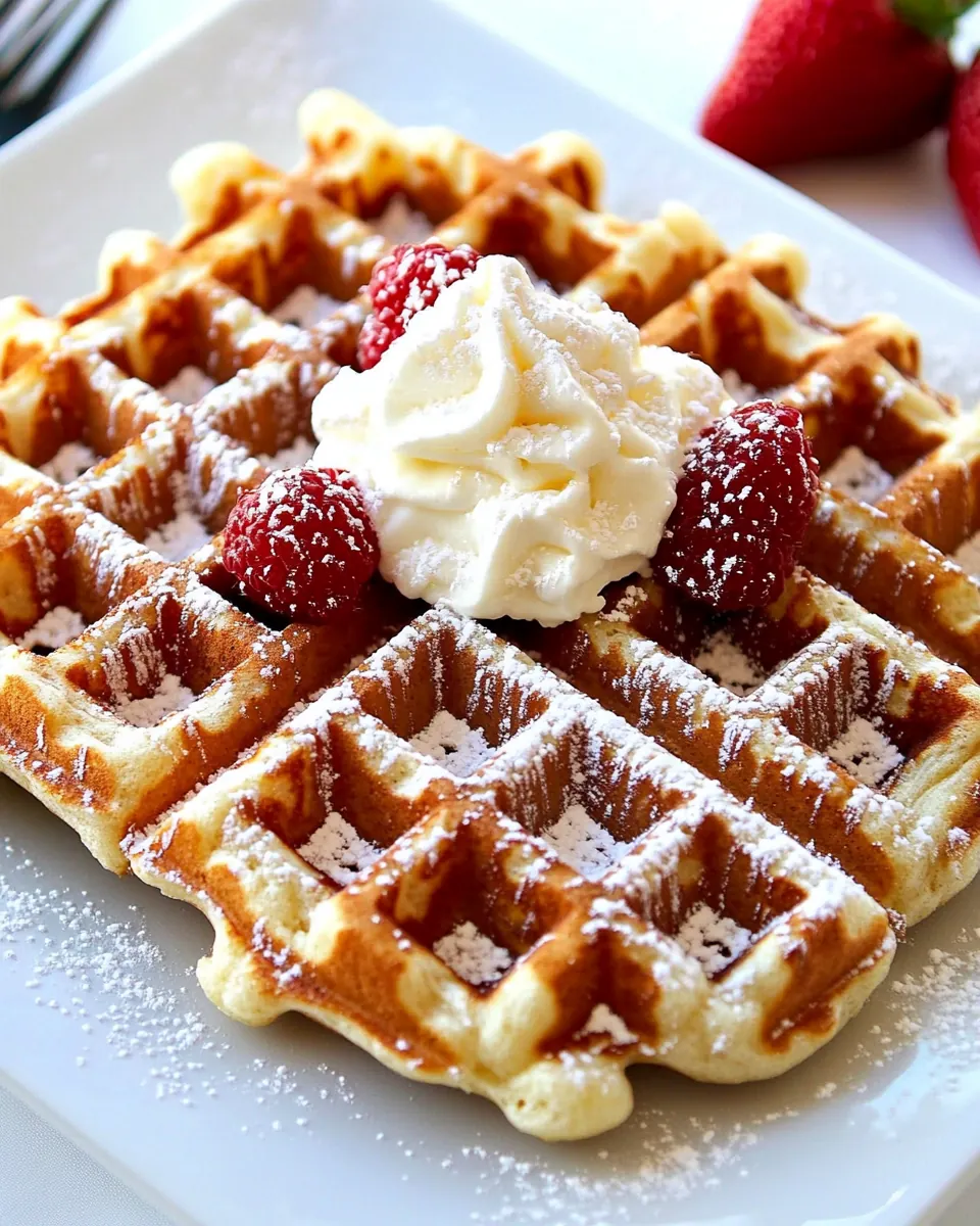 Our Favorite Sunday Waffles