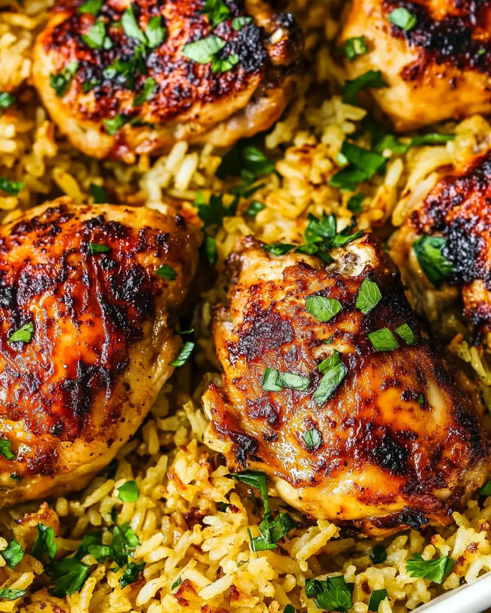 Oven Baked Chicken and Rice