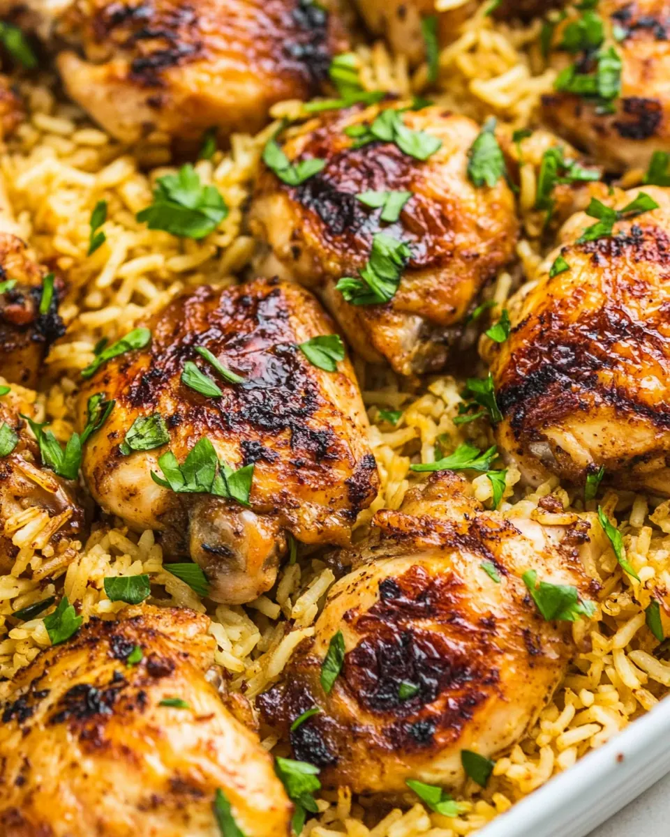 Oven Baked Chicken and Rice