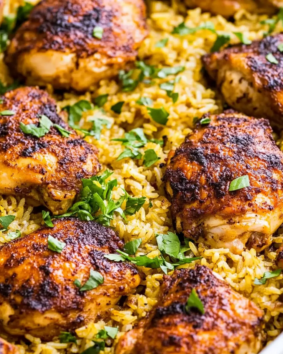 Oven Baked Chicken and Rice