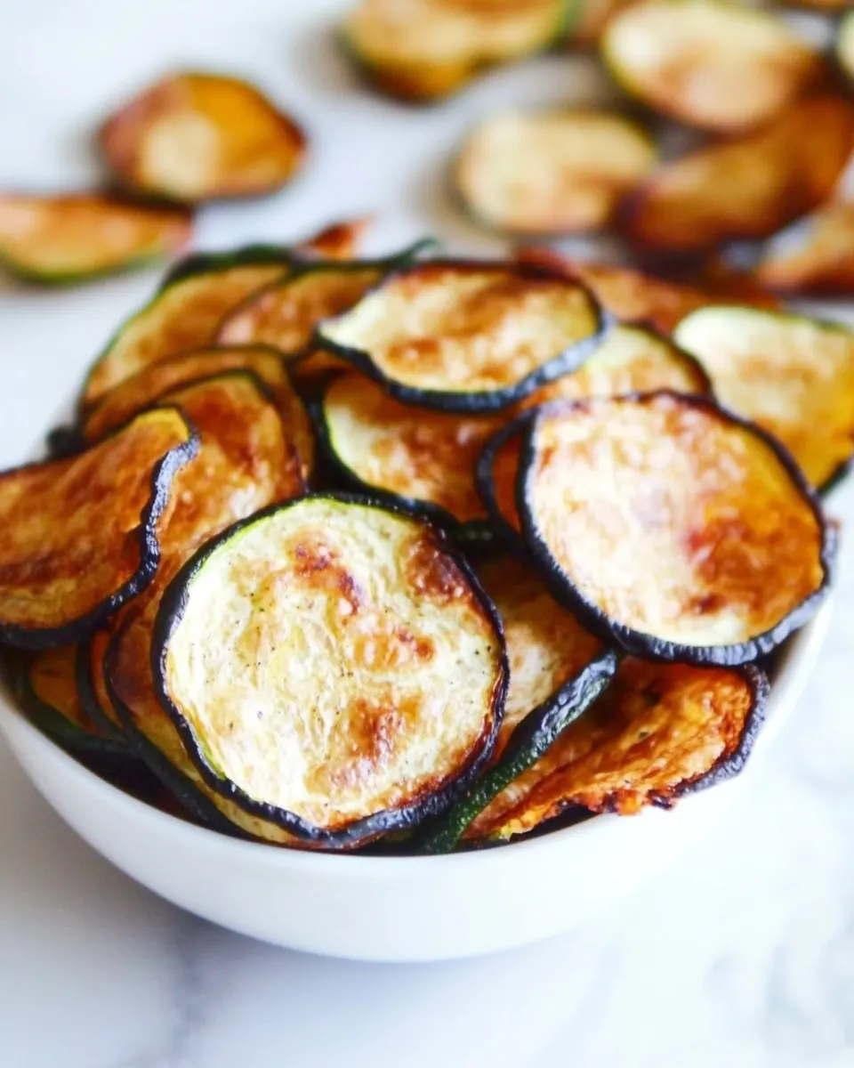 Oven Baked Zucchini Chips
