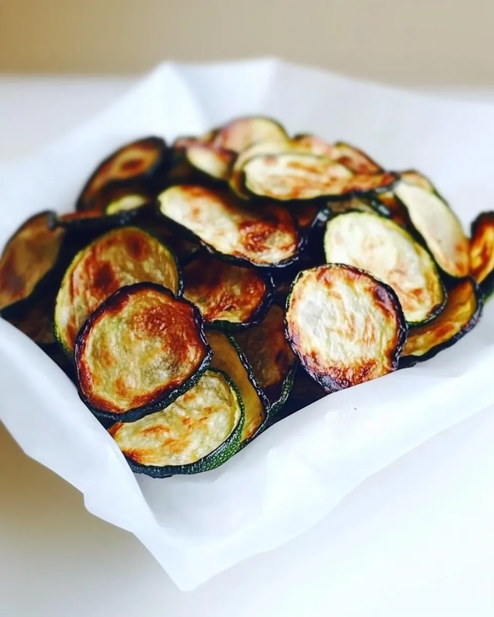 Oven Baked Zucchini Chips
