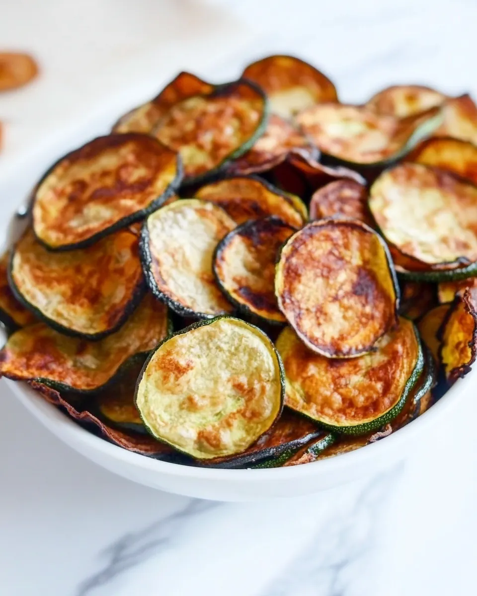Oven Baked Zucchini Chips