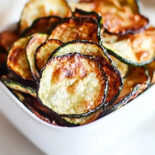 Oven Baked Zucchini Chips