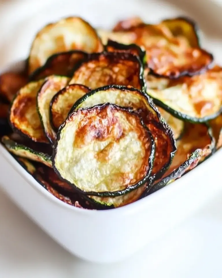 Oven Baked Zucchini Chips