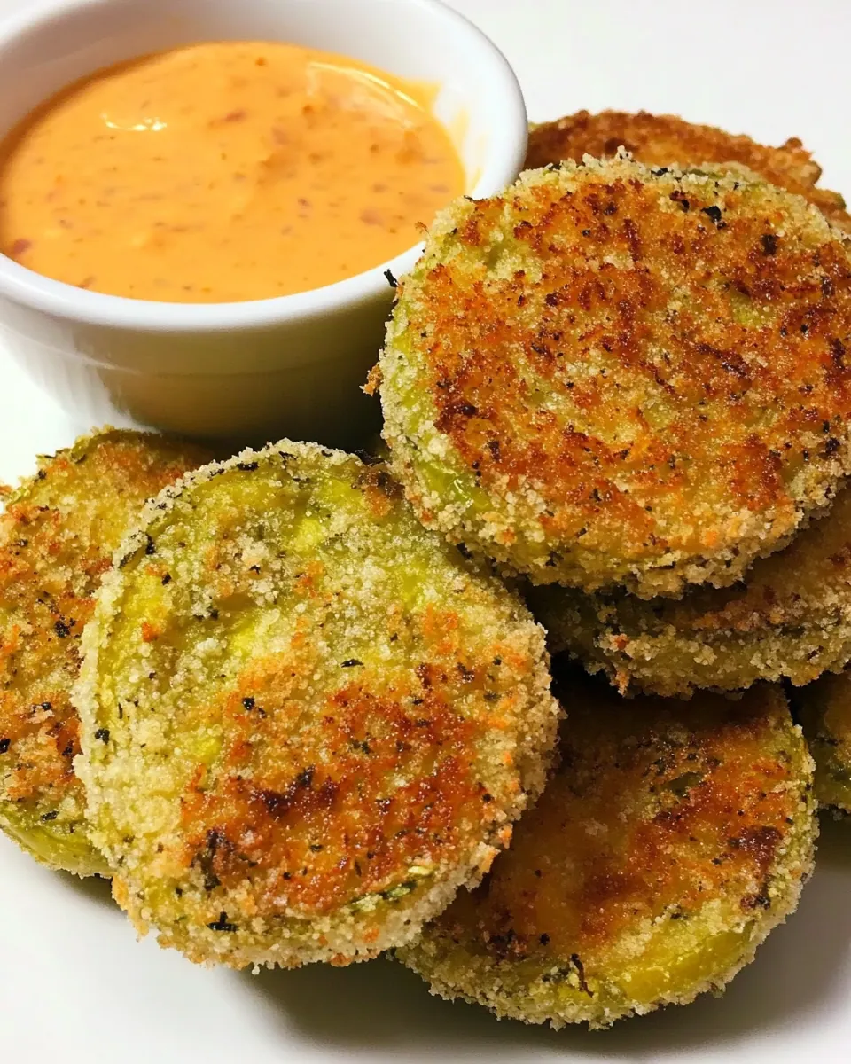 Oven Fried Green Tomatoes
