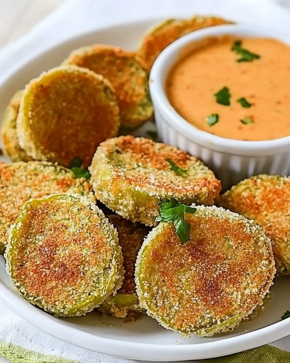 Oven Fried Green Tomatoes