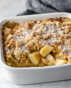 Overnight Apple Pie French Toast Casserole