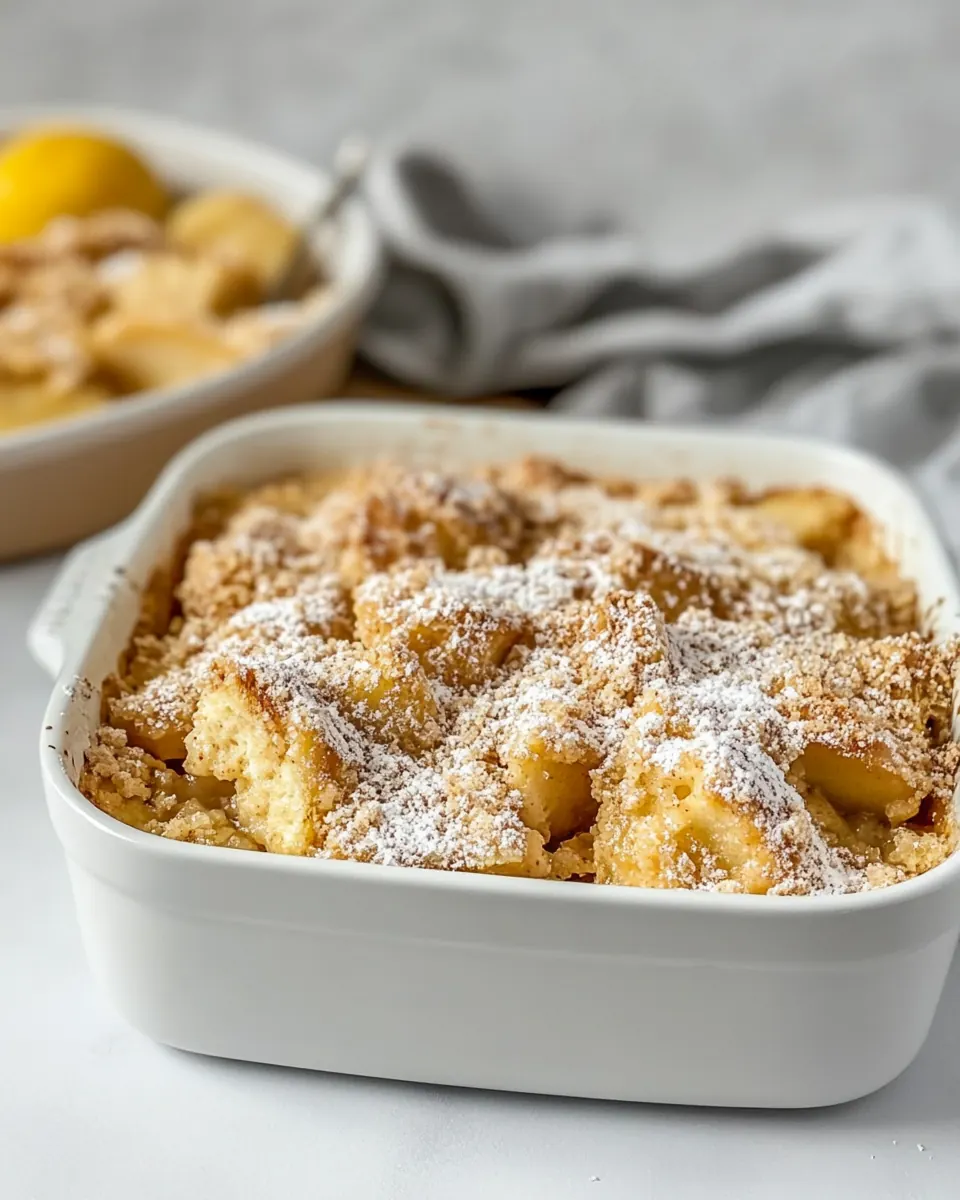 Overnight Apple Pie French Toast Casserole