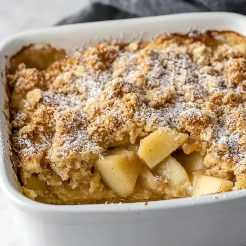Overnight Apple Pie French Toast Casserole