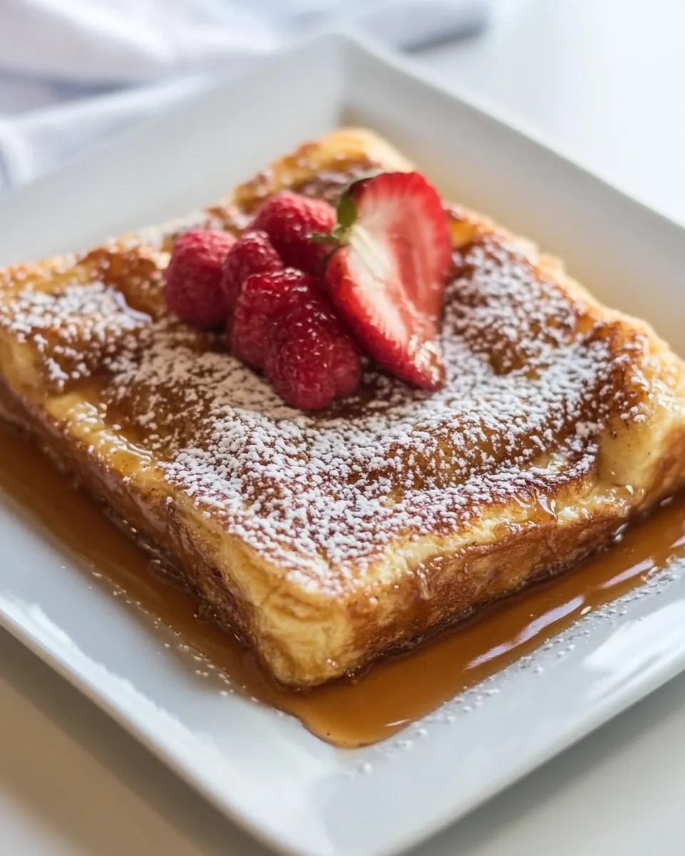 Overnight Caramel French Toast
