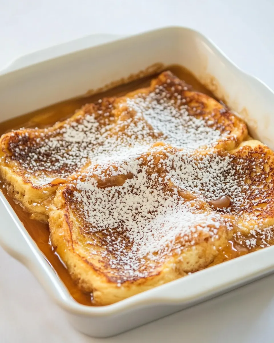 Overnight Caramel French Toast