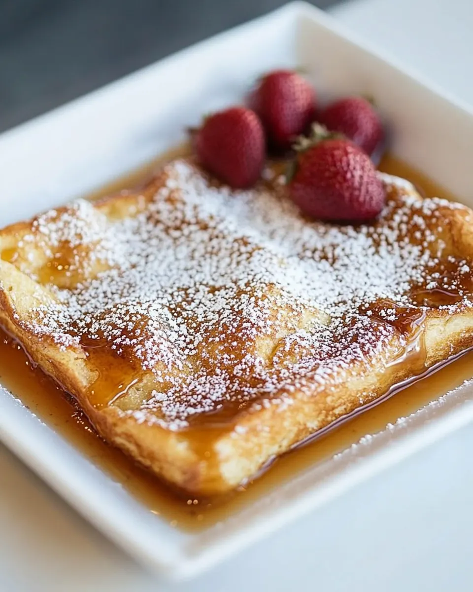 Overnight Caramel French Toast