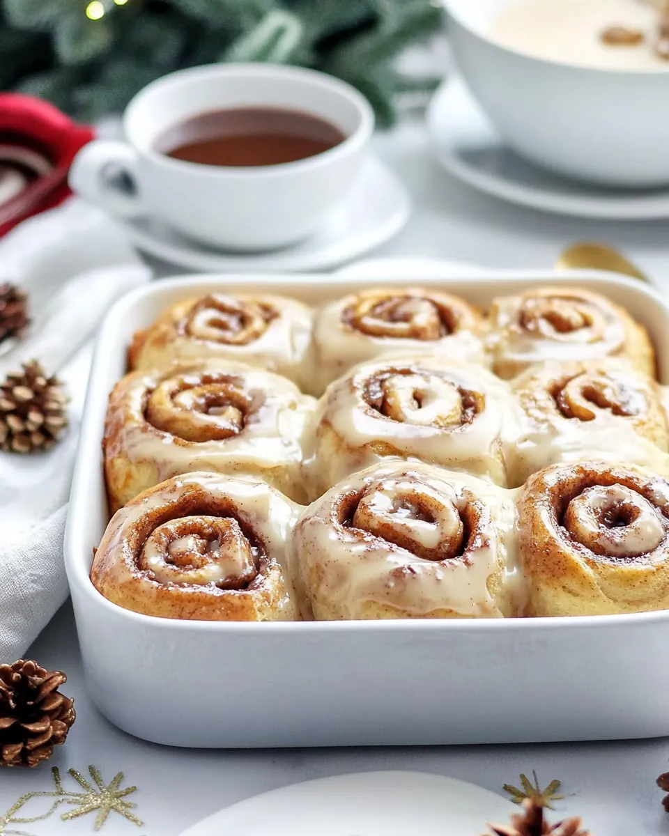 Overnight Toffee Cinnamon Rolls