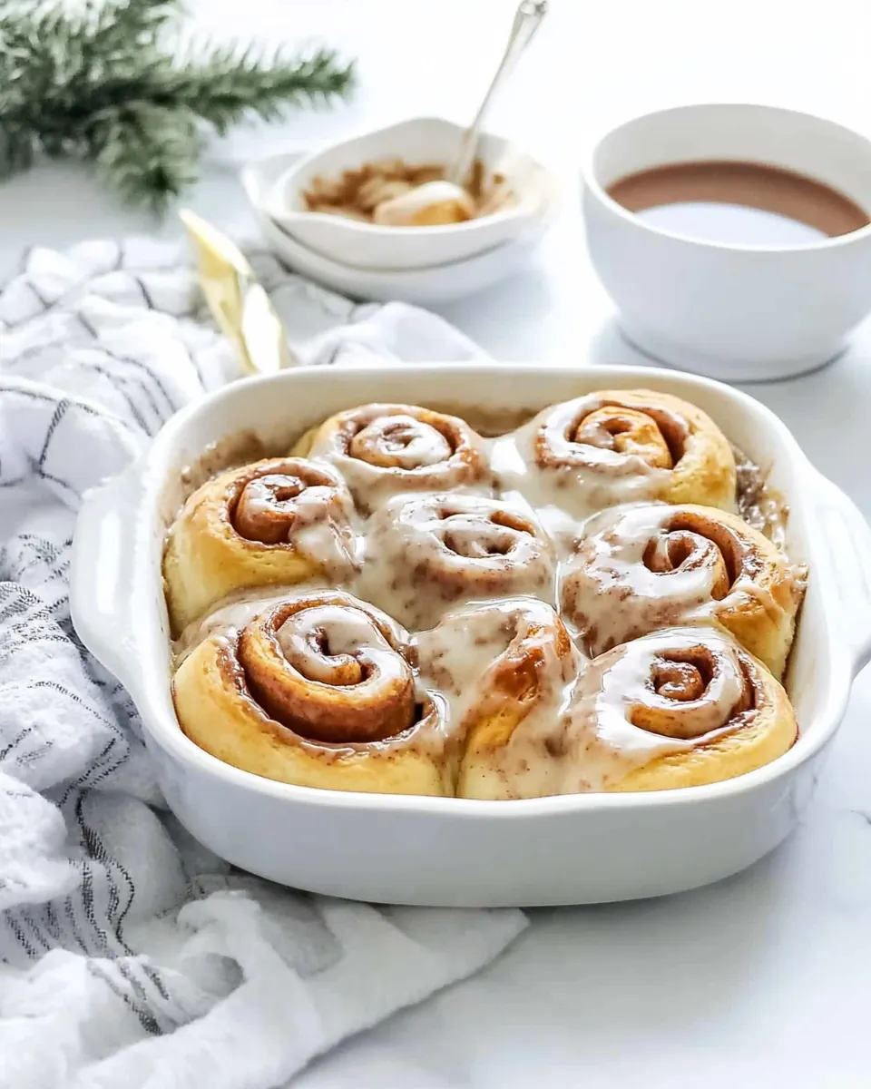 Overnight Toffee Cinnamon Rolls