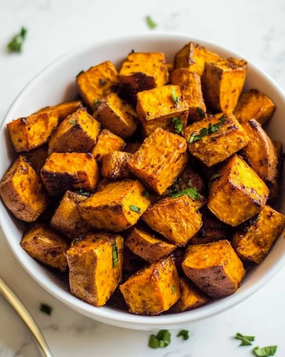 Paleo Maple Oven Roasted Sweet Potatoes In Coconut Oil