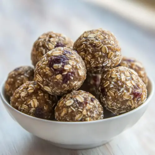 Paleo Oatmeal Cookie Energy Bites
