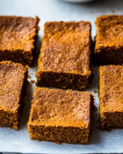 Paleo Pumpkin Cake Bars