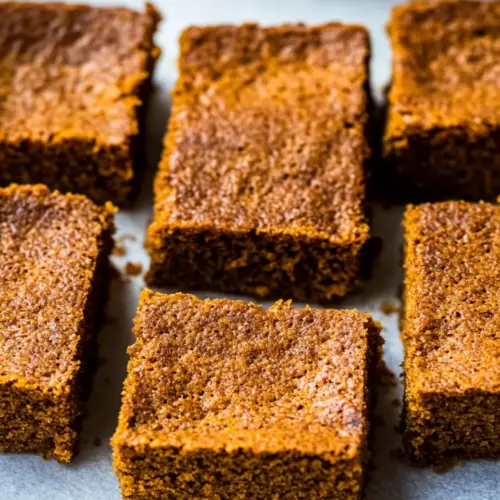 Paleo Pumpkin Cake Bars