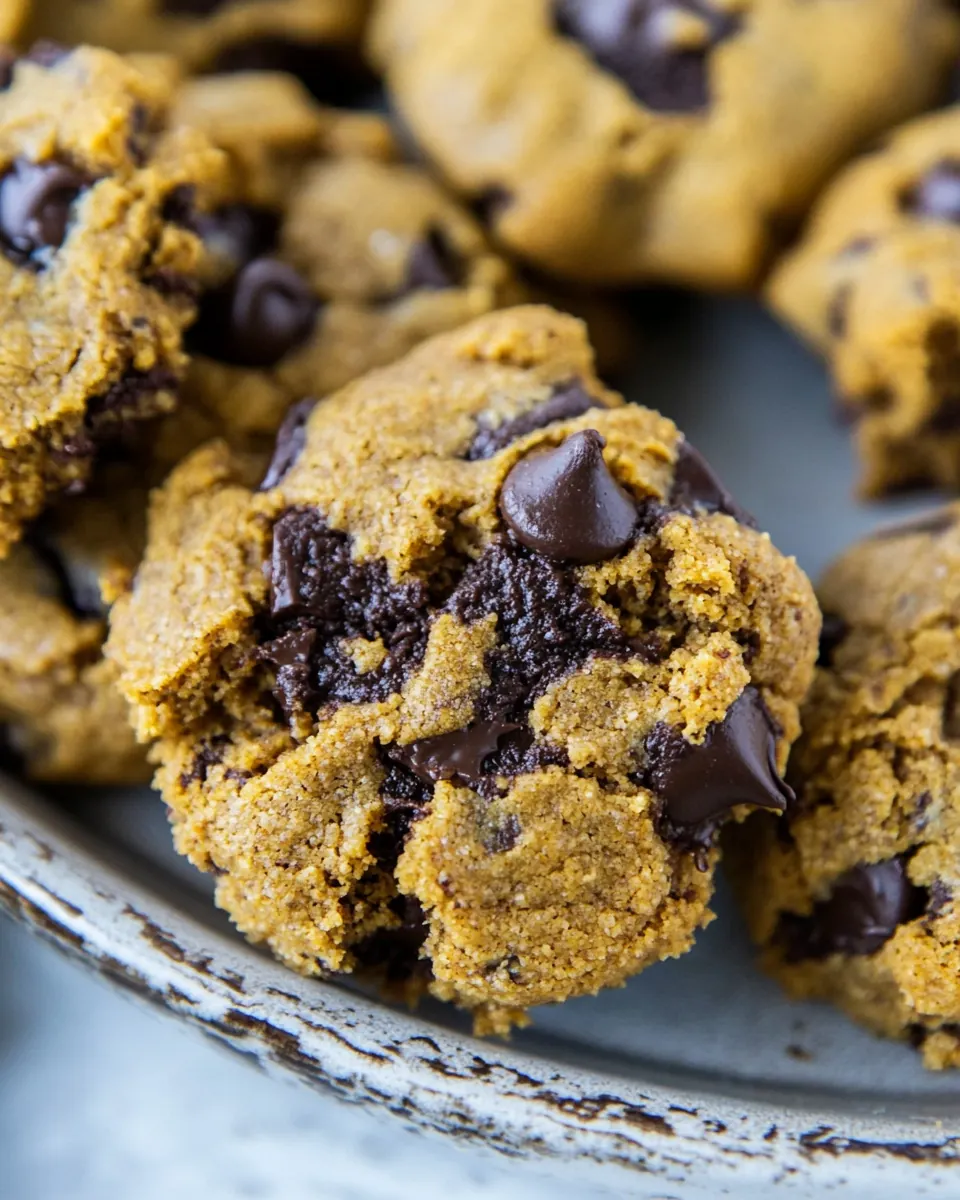 Paleo Pumpkin Chocolate Chip Cookies