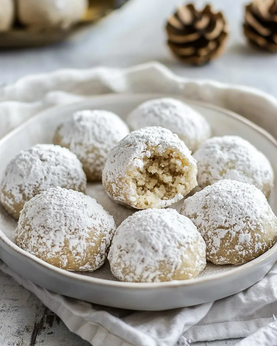Paleo Russian Tea Cakes