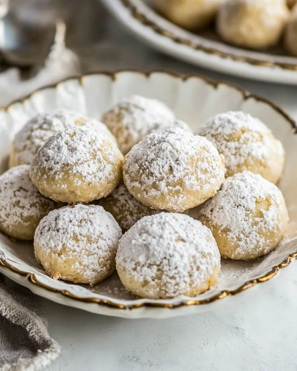 Paleo Russian Tea Cakes