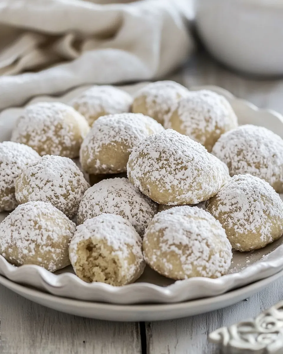 Paleo Russian Tea Cakes