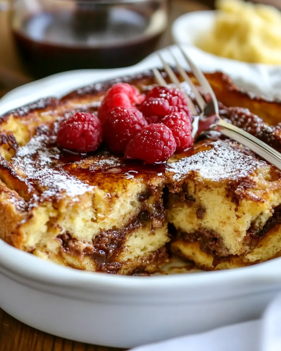 Panettone French Toast Casserole