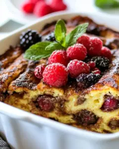 Panettone French Toast Casserole
