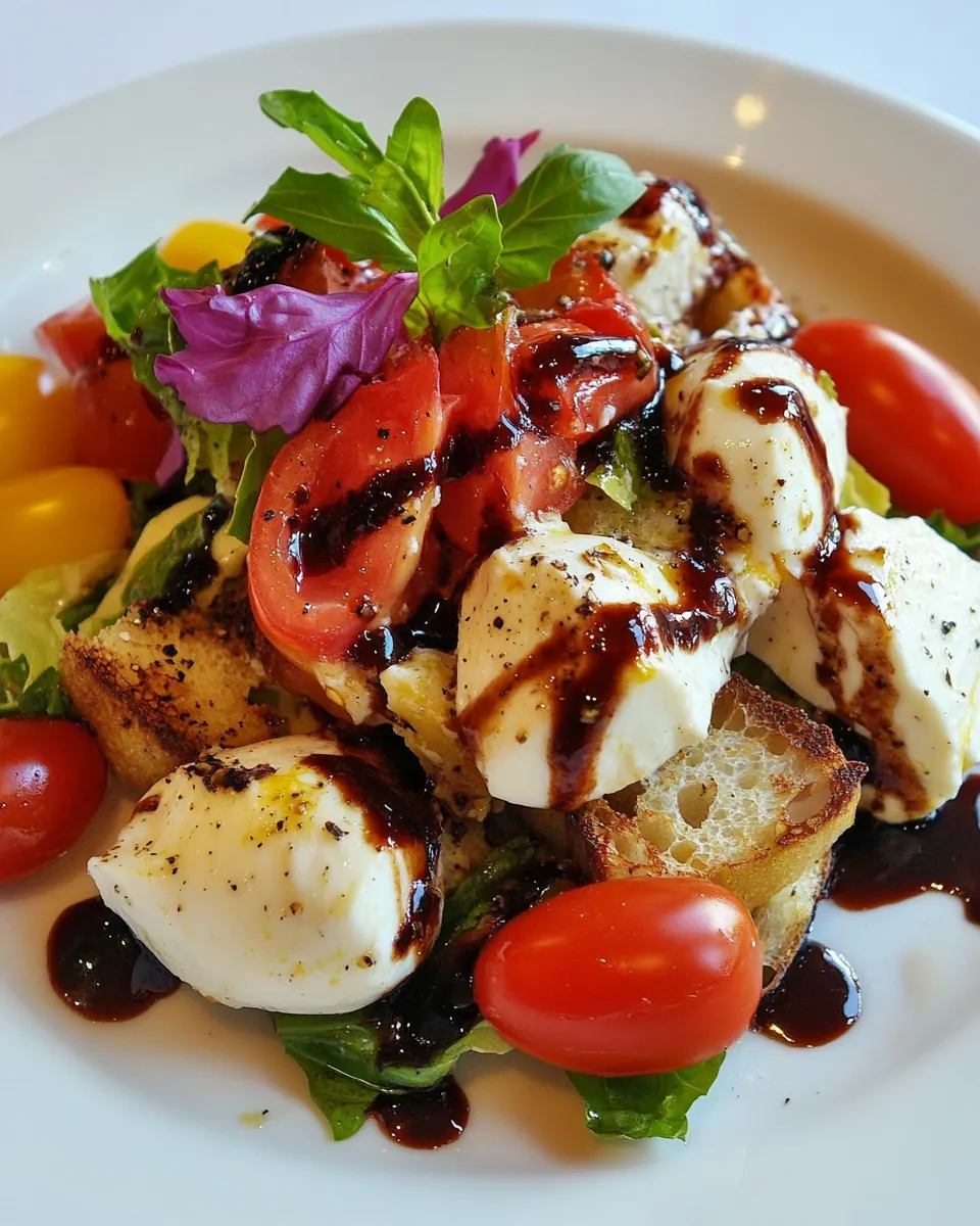 Panzanella Caprese Salad