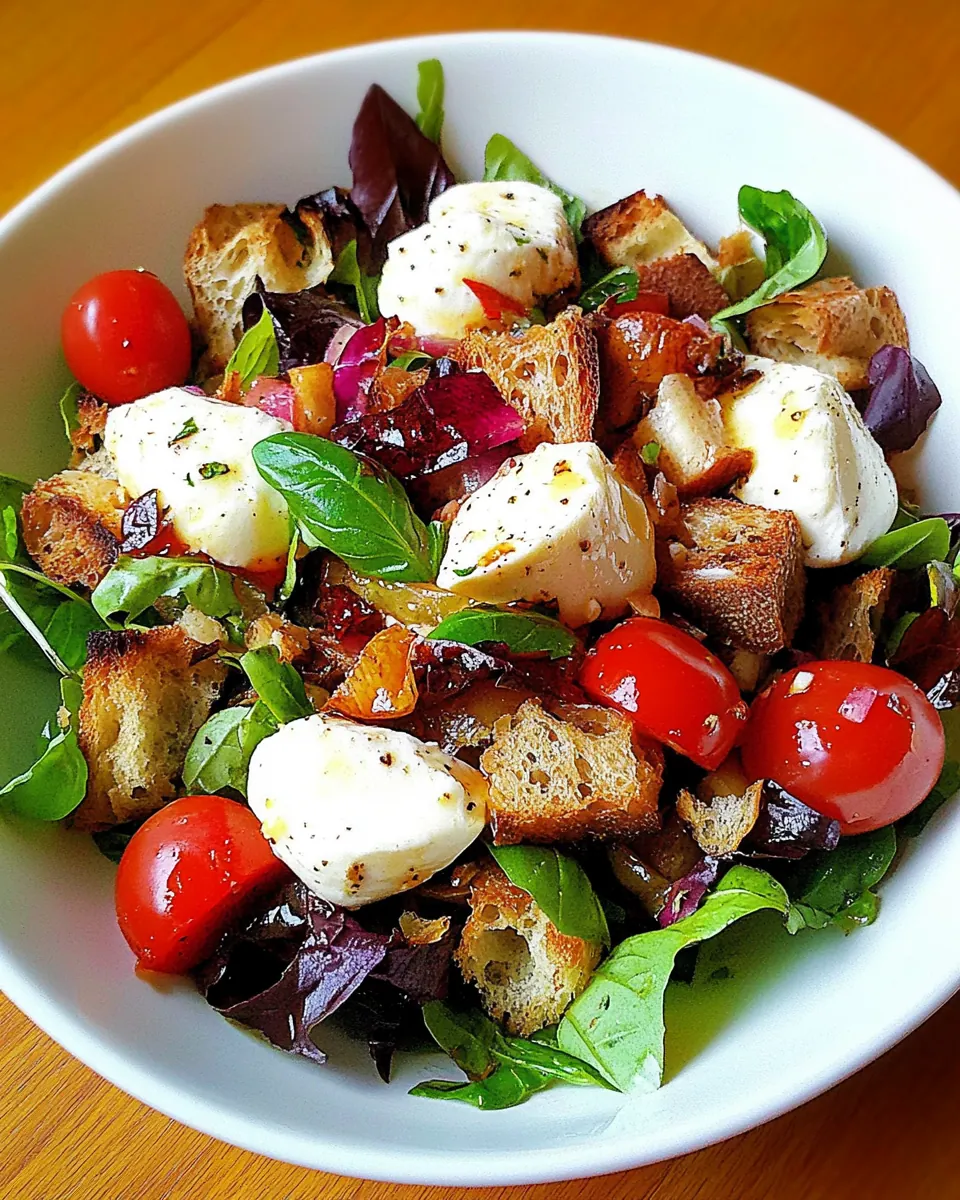 Panzanella Caprese Salad