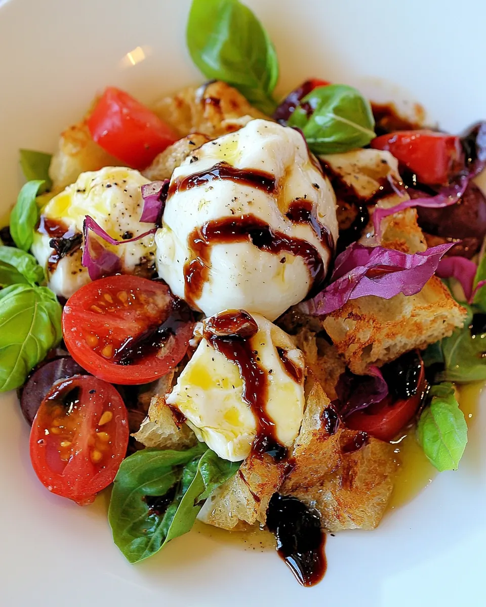 Panzanella Caprese Salad