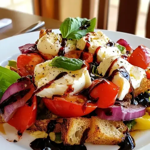 Panzanella Caprese Salad