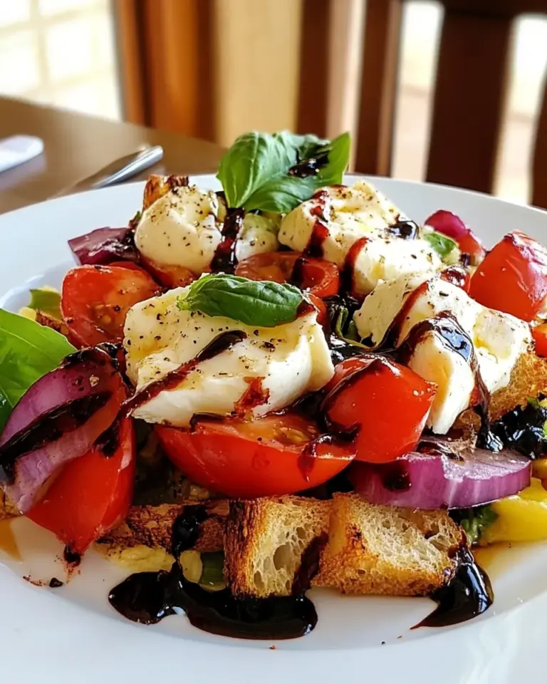 Panzanella Caprese Salad