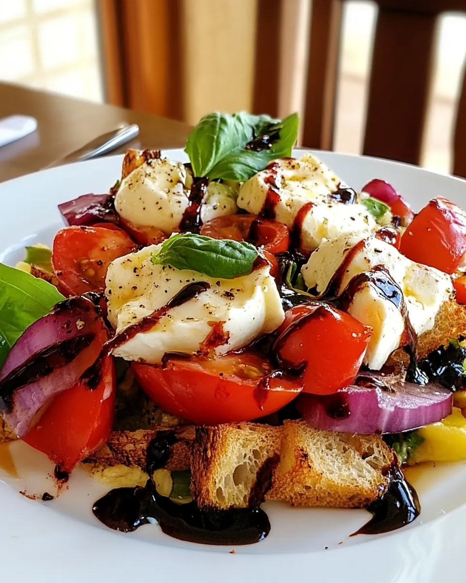 Panzanella Caprese Salad