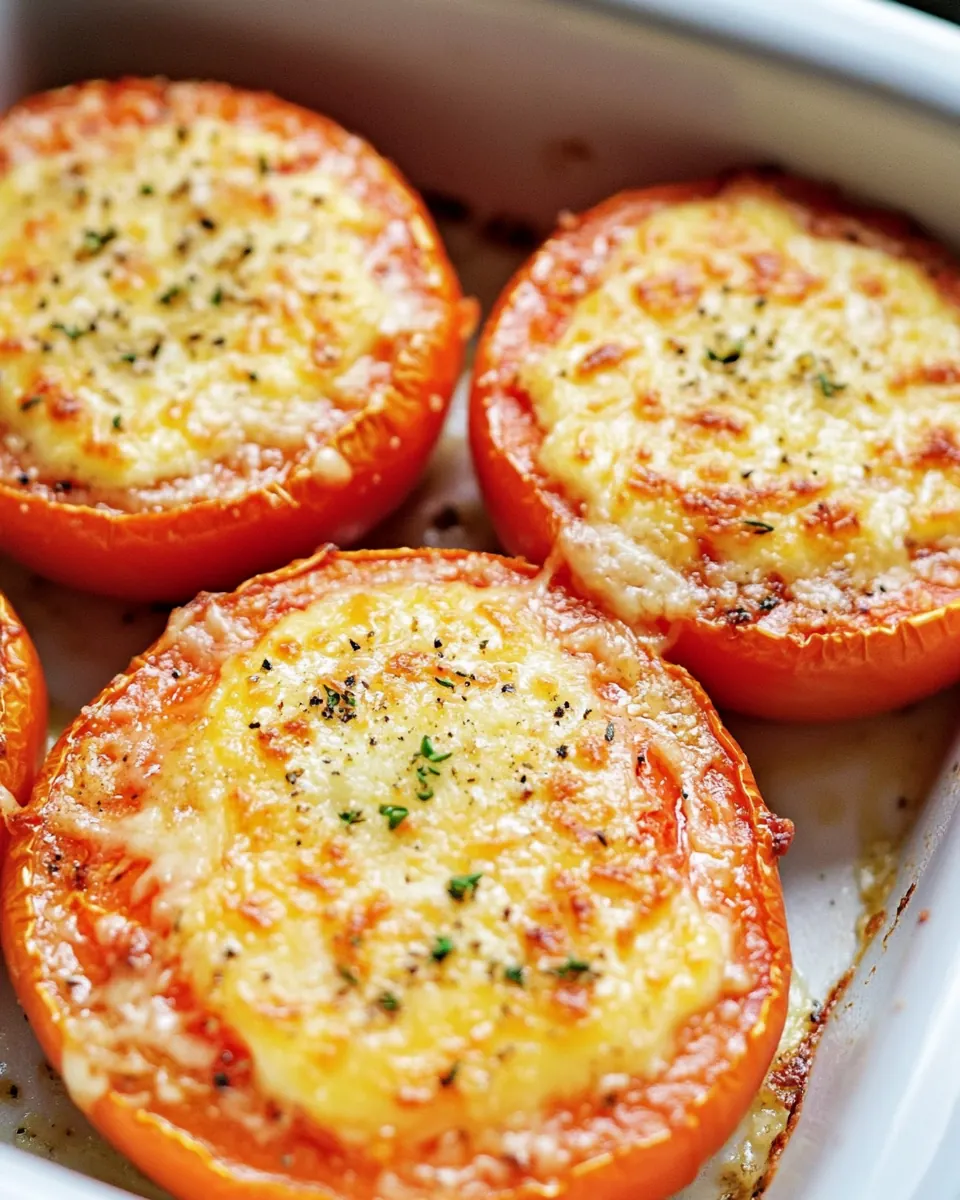 Parmesan Baked Tomatoes