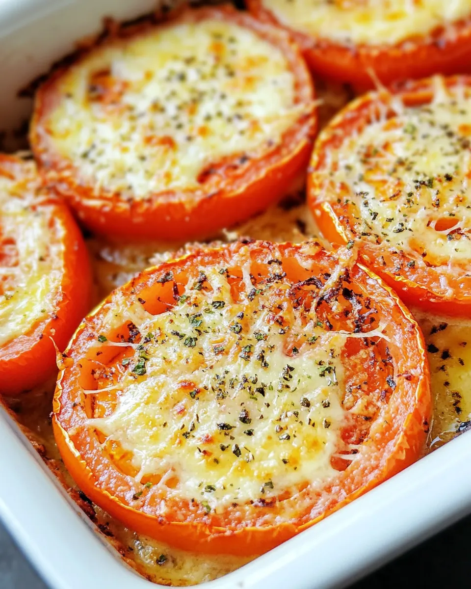 Parmesan Baked Tomatoes