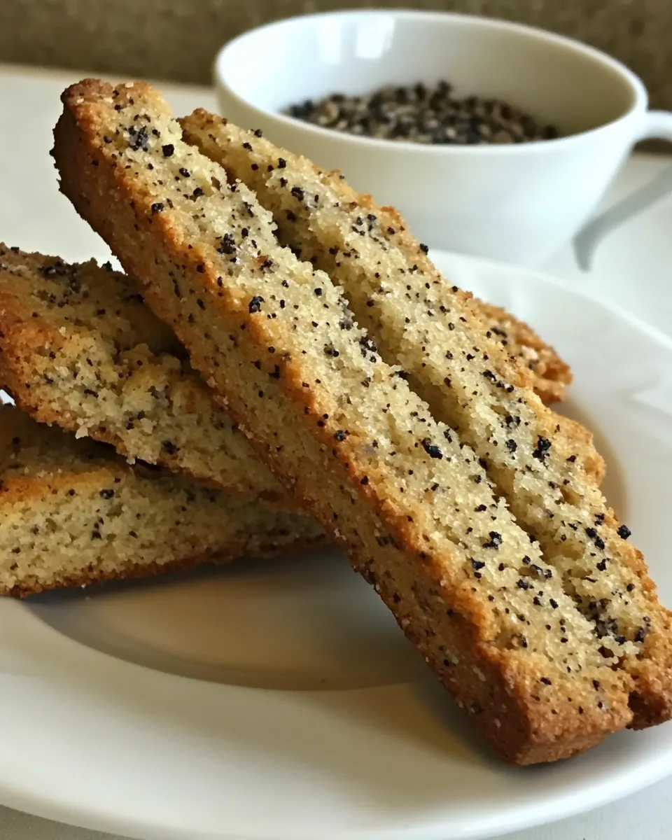 Parmesan Black Pepper Biscotti