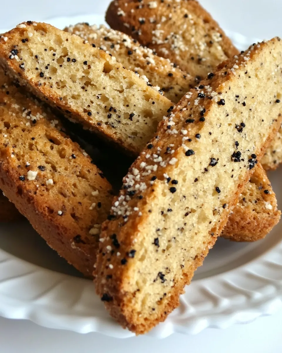 Parmesan Black Pepper Biscotti