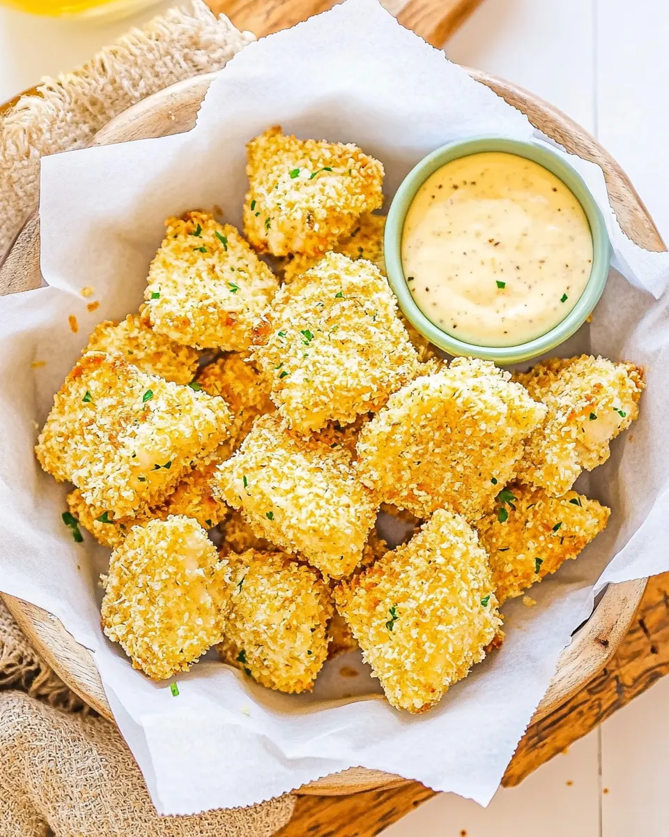 Parmesan Fish Nuggets