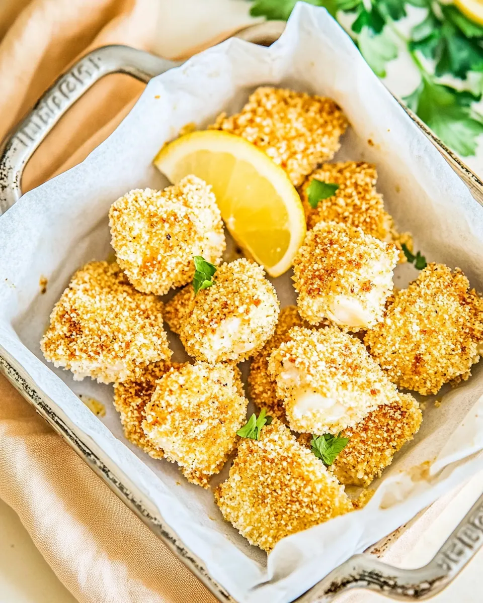 Parmesan Fish Nuggets