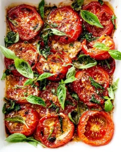 Parmesan Garlic Roasted Tomatoes