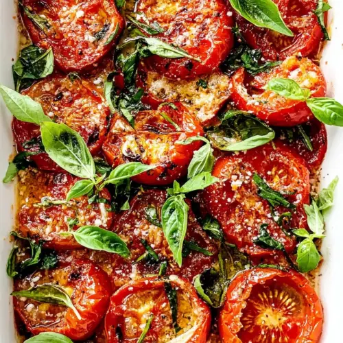 Parmesan Garlic Roasted Tomatoes