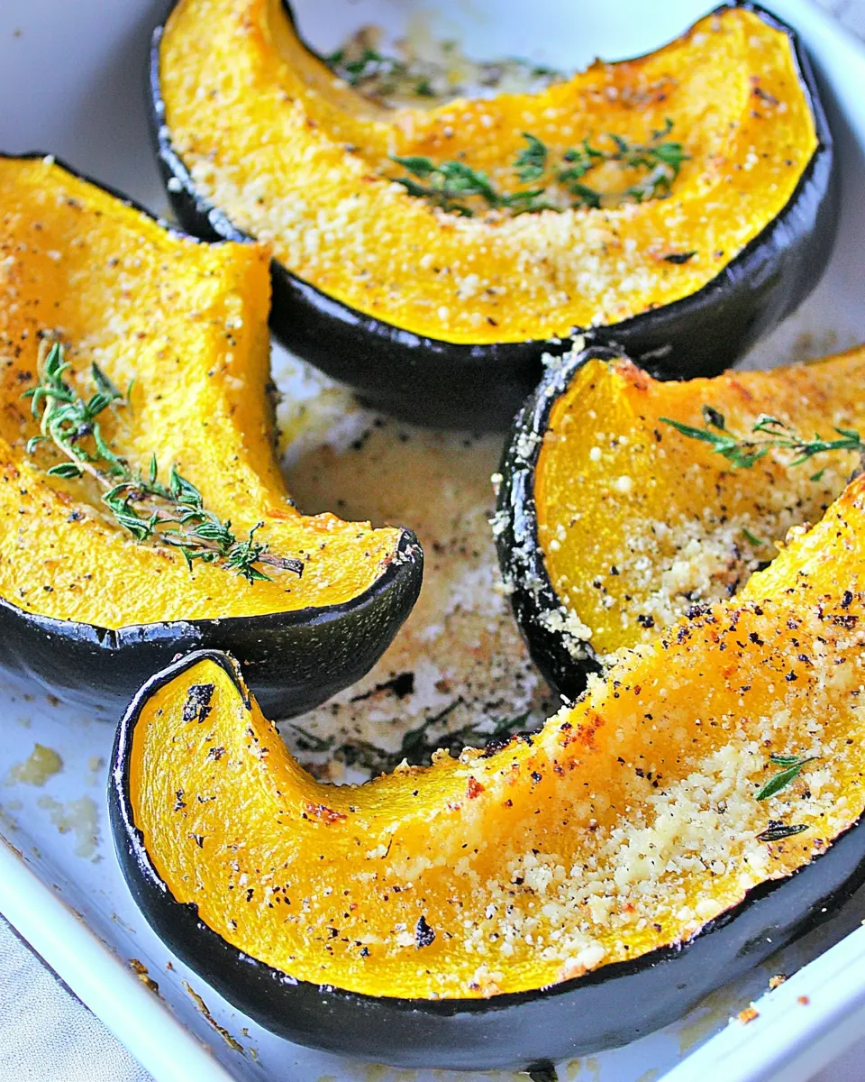 Parmesan Roasted Acorn Squash