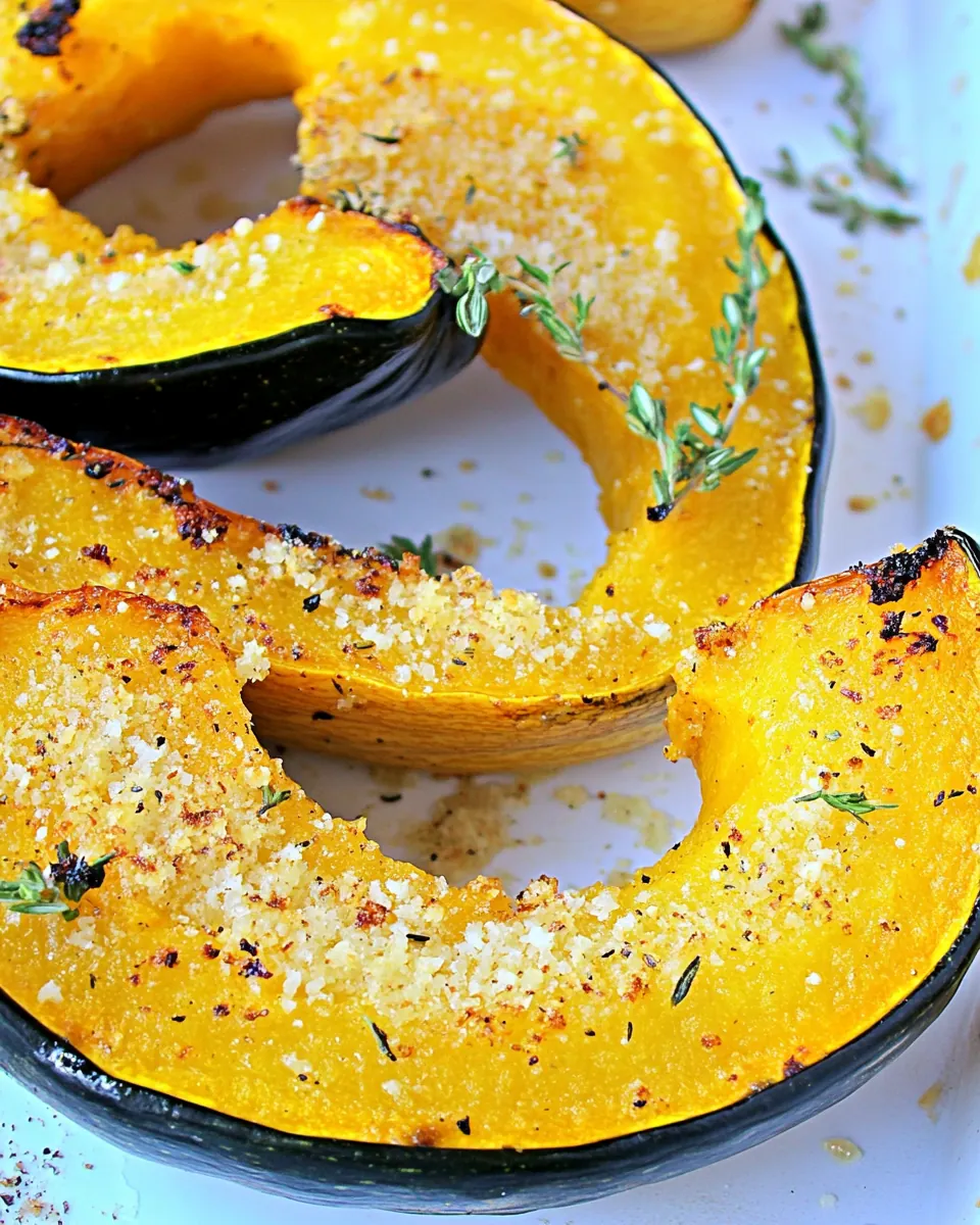 Parmesan Roasted Acorn Squash