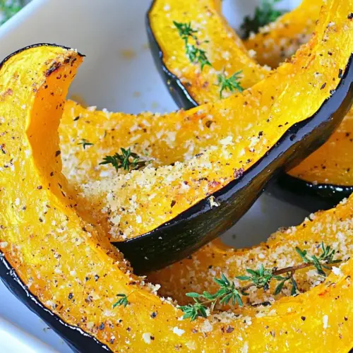 Parmesan Roasted Acorn Squash