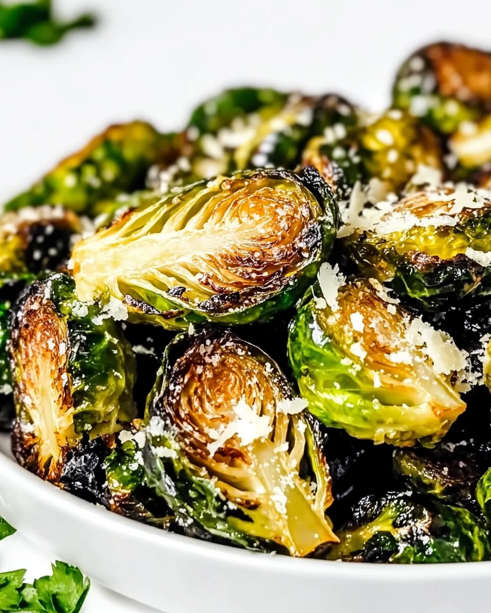 Parmesan Roasted Brussels Sprouts
