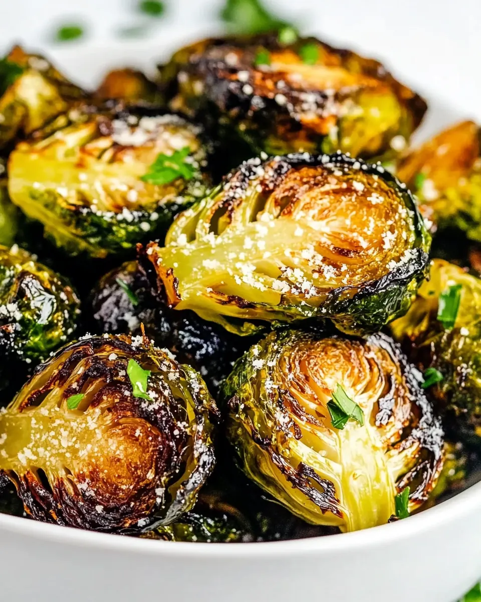 Parmesan Roasted Brussels Sprouts