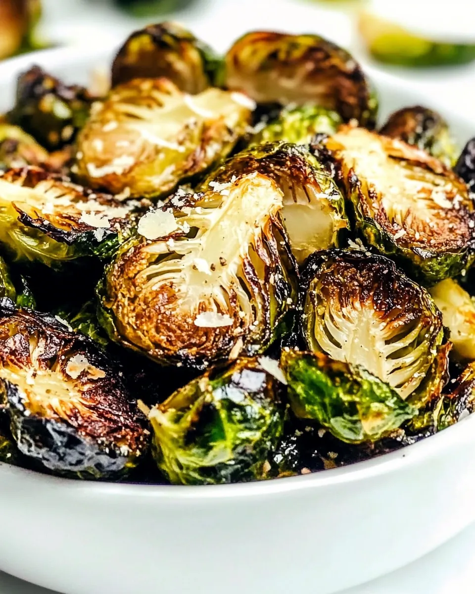 Parmesan Roasted Brussels Sprouts