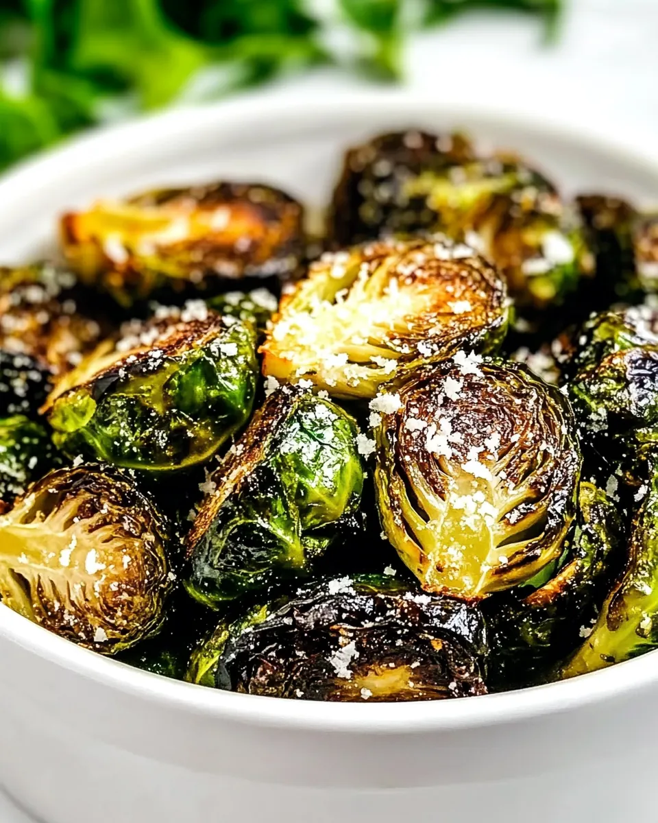 Parmesan Roasted Brussels Sprouts